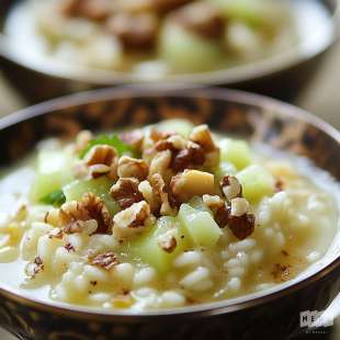 Risotto de Chou-Rave et Noix