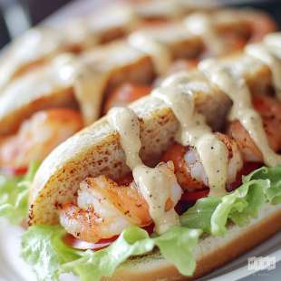 Po’ Boy aux Crevettes