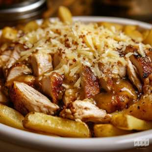 Poutine au Poulet Rôti