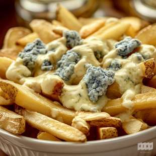 Poutine au Fromage Bleu
