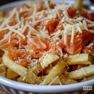 Poutine au Saumon Fumé