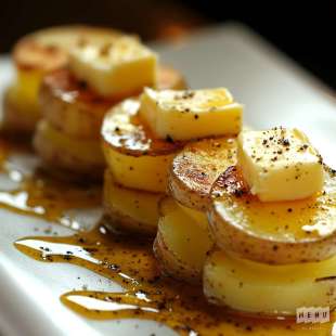 Pommes de Terre Tournées au Beurre