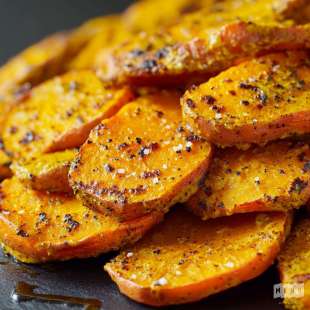 Patates Douces Tournées au Curry