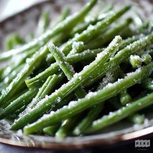 Haricots Verts Glacés à Blanc