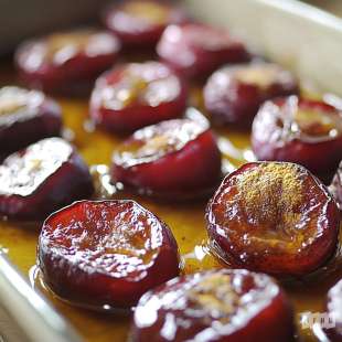 Prunes Rôties au Miel et Muscade