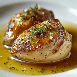Suprême de Pintade au Miel et Thym