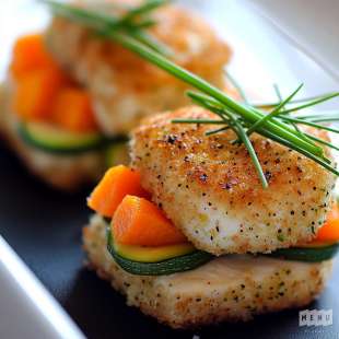Suprême de Poulet aux Légumes Croquants