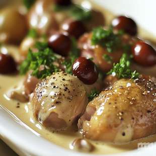 Suprême de Pintade aux Marrons