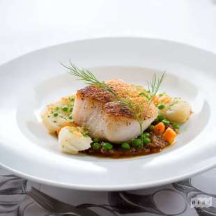 Saint-Pierre Rôti, Beurre Blanc, Pommes de Terre Grenailles Poélées et Purée de Panais