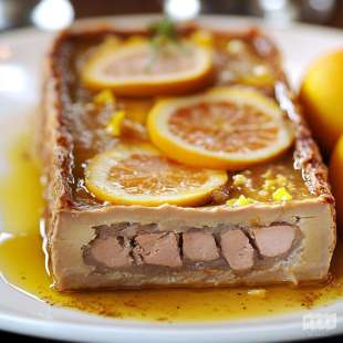 Pâté en Croûte de Canard Sauce aux Agrumes