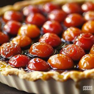 Tarte Tatin de Tomates Cerises et Balsamique Végétarien