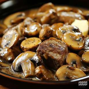 Sauté de Bison aux Champignons