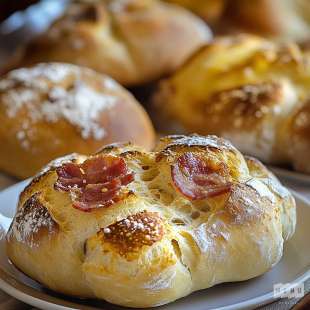 Fougasse aux Lardons