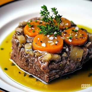 Pressé de Boeuf aux Carottes Fondantes