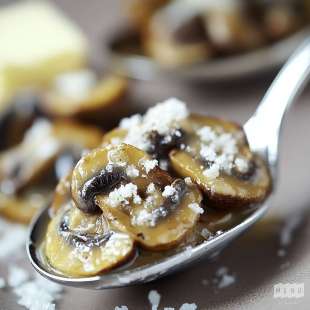 Mini Cuillère aux Champignons et Parmesan