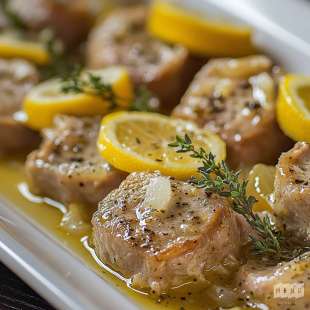 Quasi de Veau au Citron et Thym
