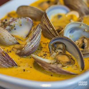 Praires en Sauce Safranée