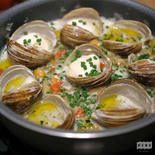 Praires à la Crème et Ciboulette