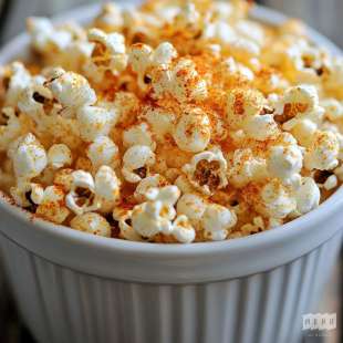 Pop-Corn au Parmesan et Paprika Fumé