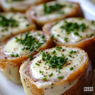 Roulé de Grison au Fromage frais et Ciboulette