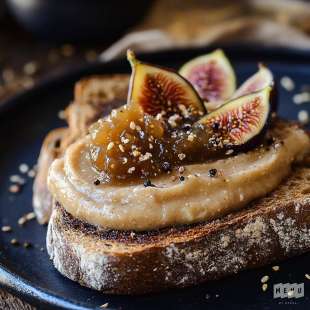 Toast de Pain d'Épices au Foie Gras et Chutney