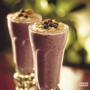 Smoothie Myrtille, Yaourt et Avoine