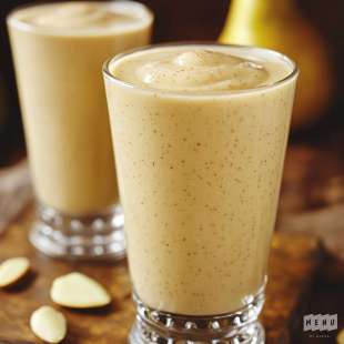 Smoothie Poire, Amande et Vanille