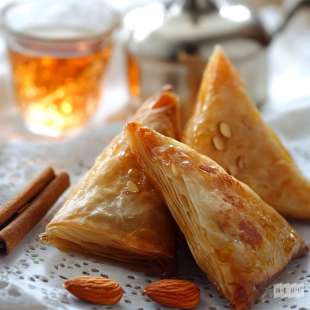 Samsa aux Amandes et Eau de Rose
