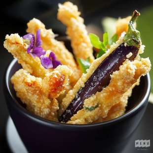 Tempura d'Aubergines