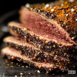 Pastrami de Boeuf Fumé au Poivre