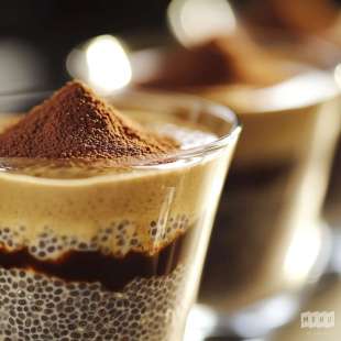 Pudding de Chia au Café et Chocolat