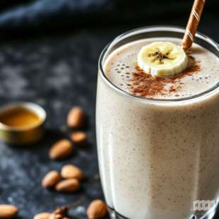 Smoothie Banane et Lait d'Amande