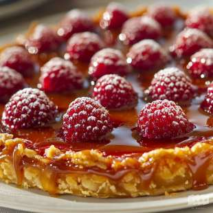 Tatin Framboise Coco et Caramel Épicé