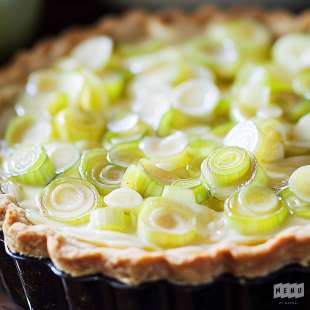 Tarte Fine aux Poireaux et Boursin