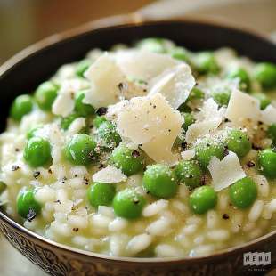 Risotto aux Petits Pois et Parmesan