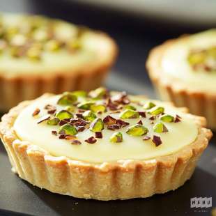Tartelette Chocolat Blanc et Pistache