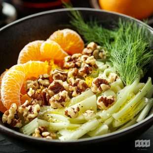 Salade de Fenouil et Mandarine aux Noix