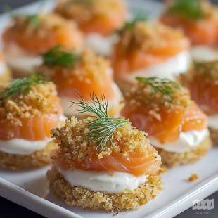 Cromesquis de Saumon Fumé et Aneth