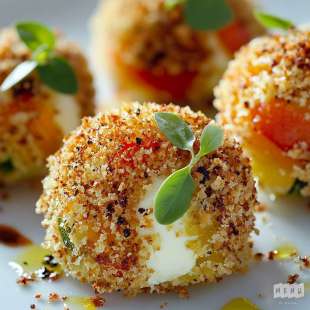 Cromesquis de Légumes Confits et Mozzarella