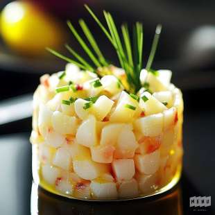 Tartare de Saint-Jacques et Oursin