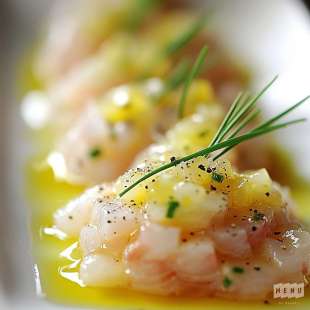Tartare de Turbot et Citron