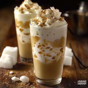 Café Frappé Coco et Chocolat Blanc