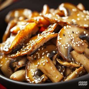 Pleurotes Sautées aux Épices et Miel