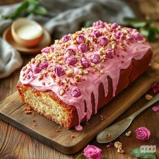 Cake aux Pralines Roses