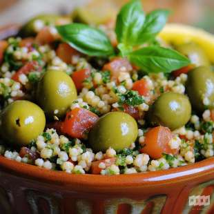 Taboulé au Boulgour et Olives