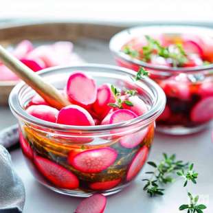 Pickles de Radis Roses