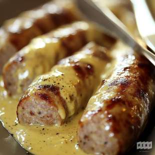 Saucisse au Couteau, Sauce Moutarde