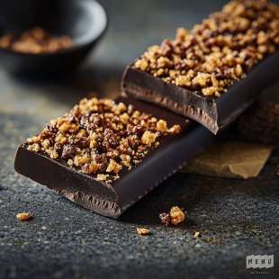 Tablette de Chocolat Noir Praliné Croustillant