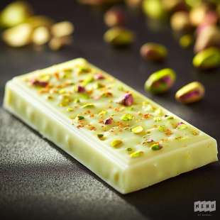 Tablette de Chocolat Blanc Pistache