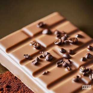 Tablette de Chocolat au Lait et Éclats de Café